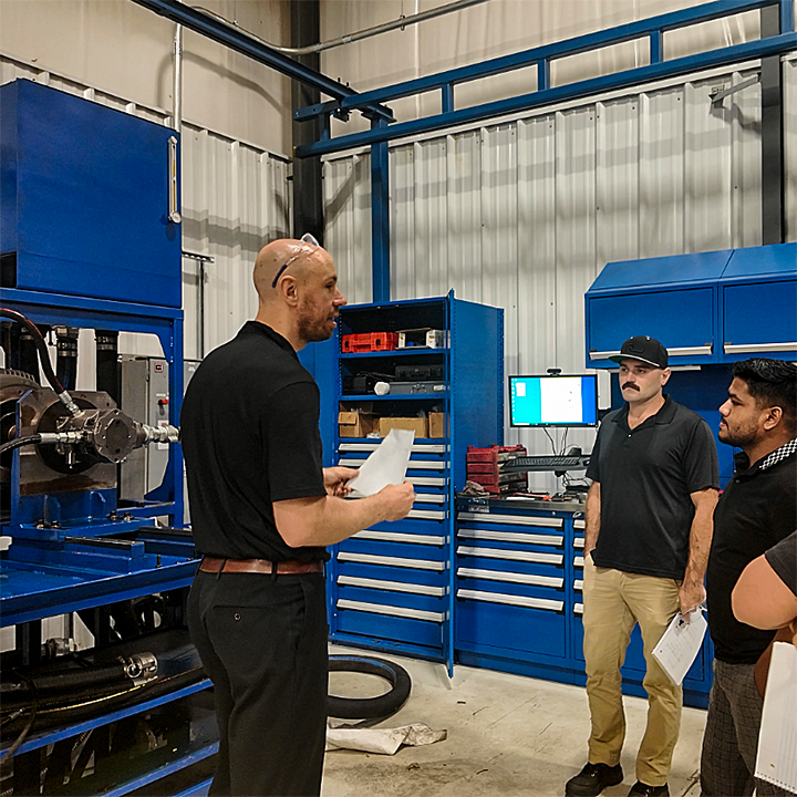 Pressure Comp Demo on Test Stand