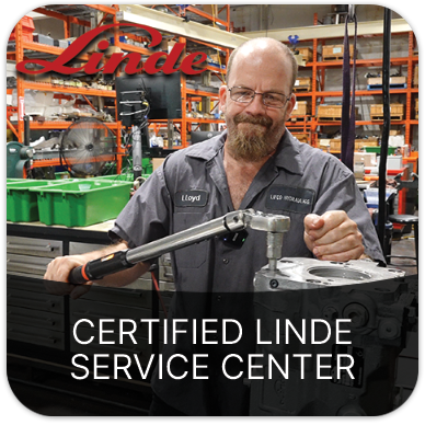 Lifco Hydraulics Inc., an official Certified Linde Service Center offering authorized maintenance, repair, and support.