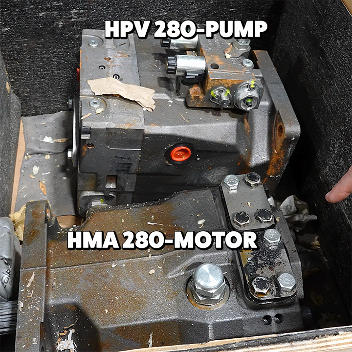 HMA and HPV 280 Pump and Motor