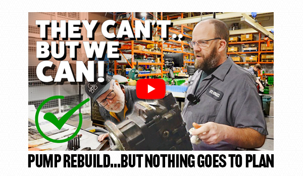 THEY CAN'T.. BUT WE CAN! — PUMP REBUILD...BUT NOTHING GOES TO PLAN. Lloyd and team take on the hydraulic pump rebuild challenge on YouTube.