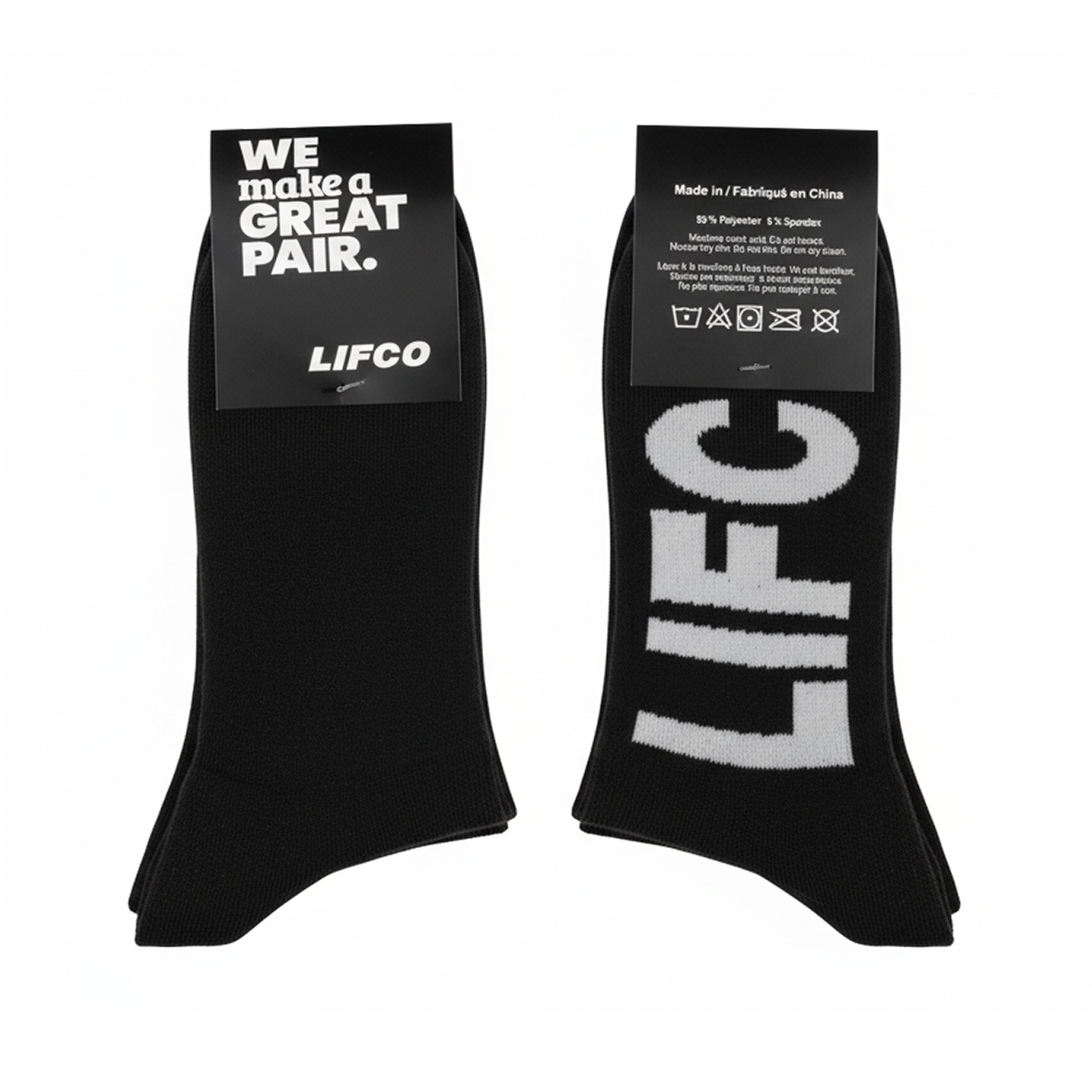 Black Comfort Soft Blend Socks