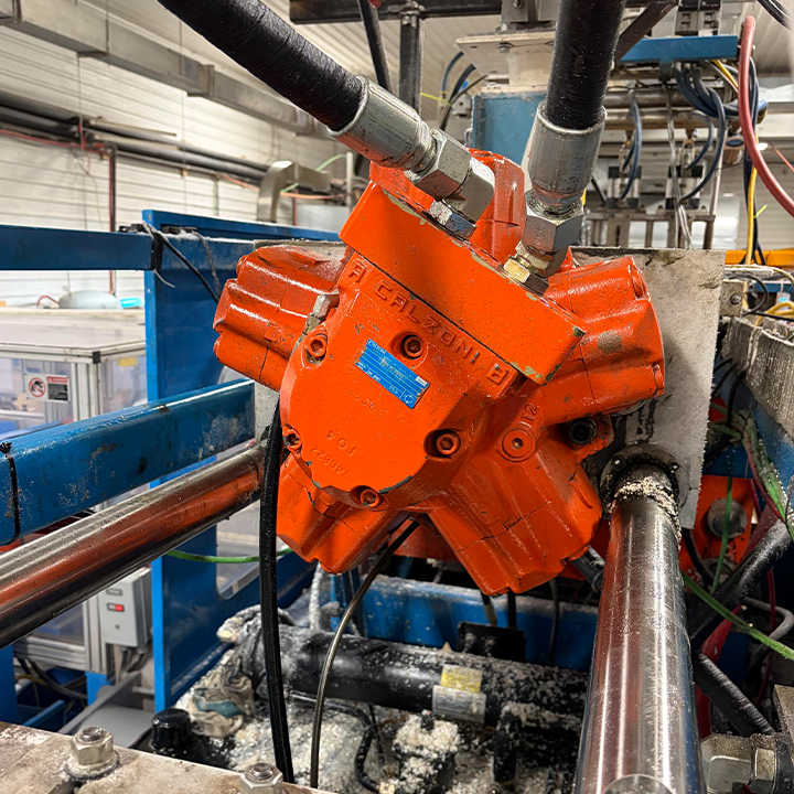 Calzoni Motor on Test Bench